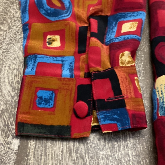 Beautiful vibrant blouse long sleeve - Picture 6 of 7